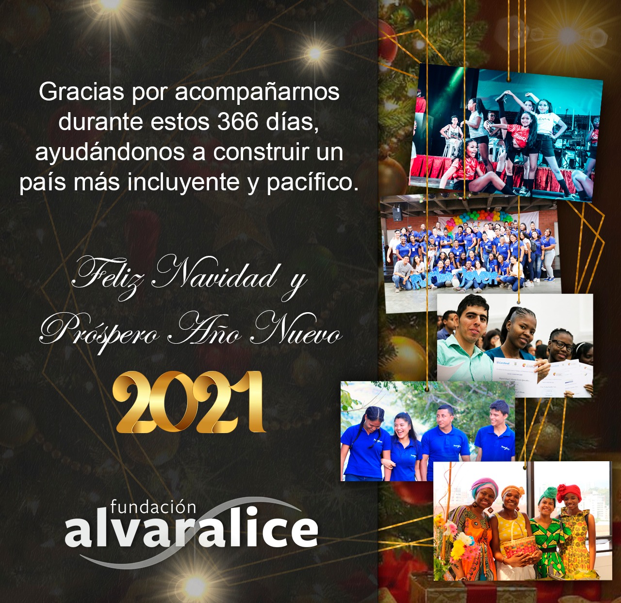 Tarjeta de Navidad 2020 Alvaralice